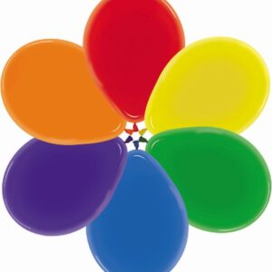 50 Latex Balloons R12-940 Reflex Blue 30cm Sempertex