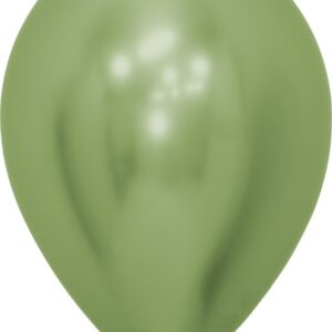 50 Latex Balloons R12-931 Reflex Lime Green 30cm Sempertex