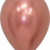 50 Latex Balloons R12-968 Reflex Rose Gold 30cm Sempertex
