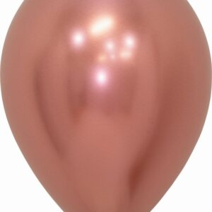 50 Latex Balloons R12-968 Reflex Rose Gold 30cm Sempertex
