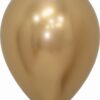 50 Latex Balloons R12-970 Reflex Gold 30cm Sempertex
